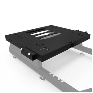 Simulator Mounting Plate mounted to Titan cockpit front angle