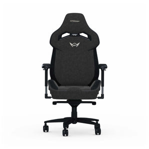 Black Fabric Zephyr gaming chair front