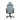 Light Blue Fabric Zephyr gaming chair rear